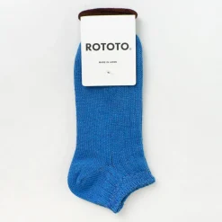 ROTOTO / Linen Cotton Rib Socks Short