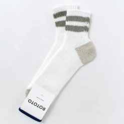 ROTOTO / O.S. Ribbed ankle socks