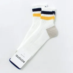 ROTOTO / O.S. Ribbed ankle socks