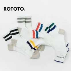 ROTOTO / O.S. Ribbed ankle socks