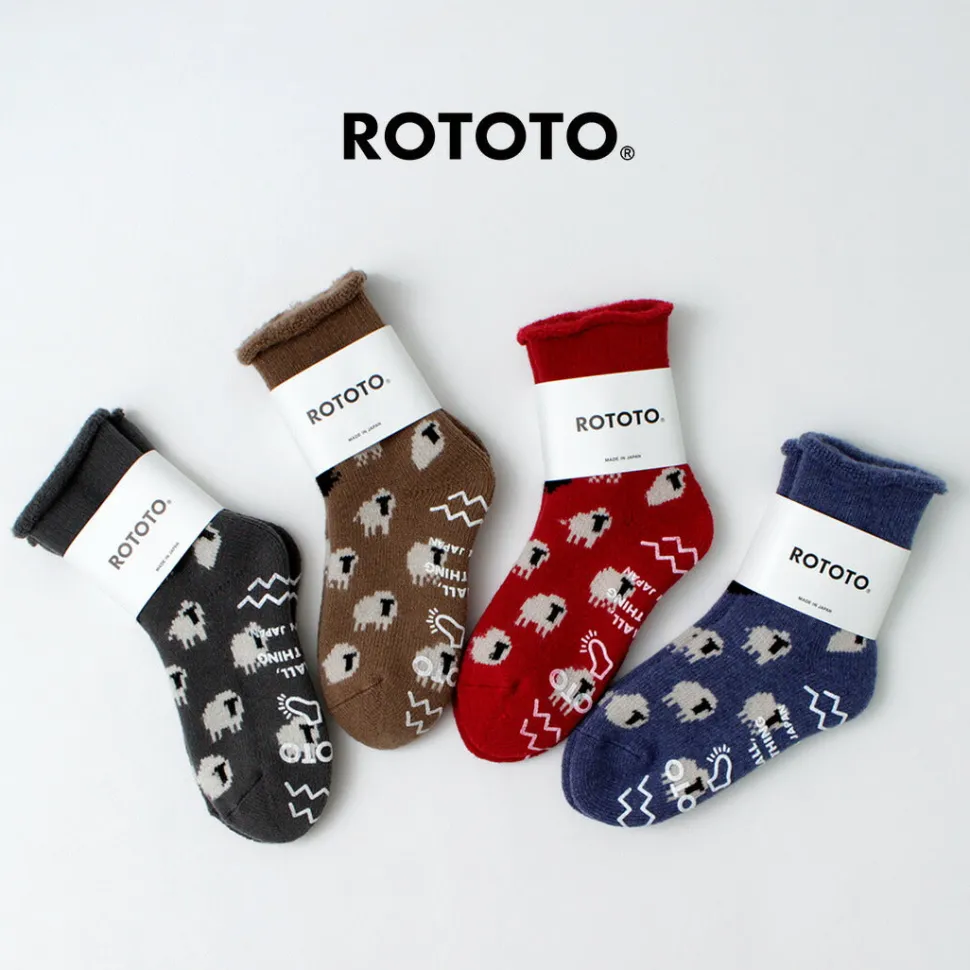 ROTOTO / Pile Room Socks Sheep