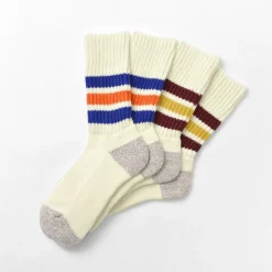 ROTOTO / R1255 Coarse Ribbed Old School Socks