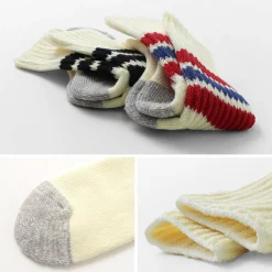 ROTOTO / R1255 Coarse Ribbed Old School Socks