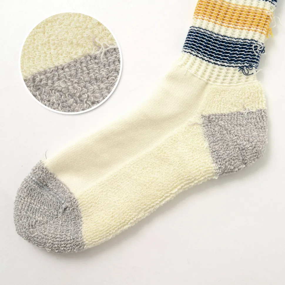 ROTOTO / R1255 Coarse Ribbed Old School Socks