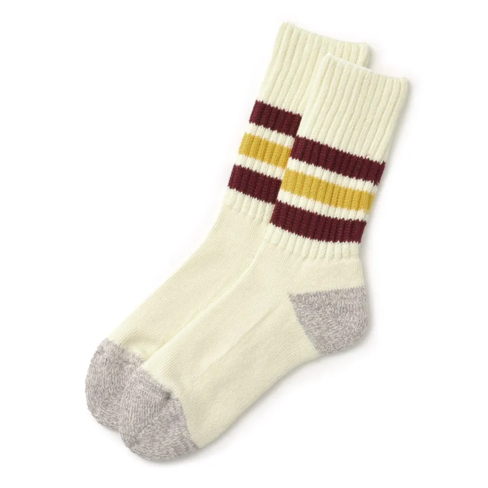 ROTOTO / R1255 Coarse Ribbed Old School Socks