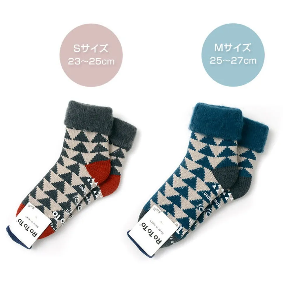 ROTOTO / R1179 Comfy Room Socks SANKAKU