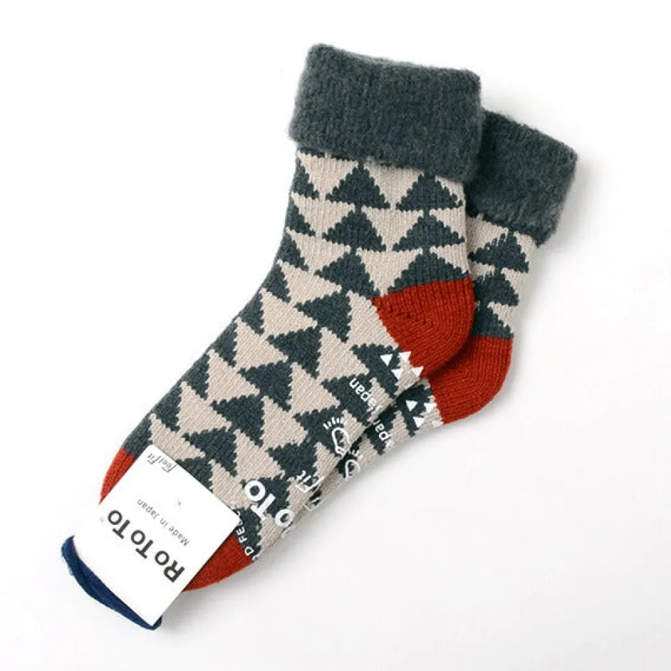 ROTOTO / R1179 Comfy Room Socks SANKAKU