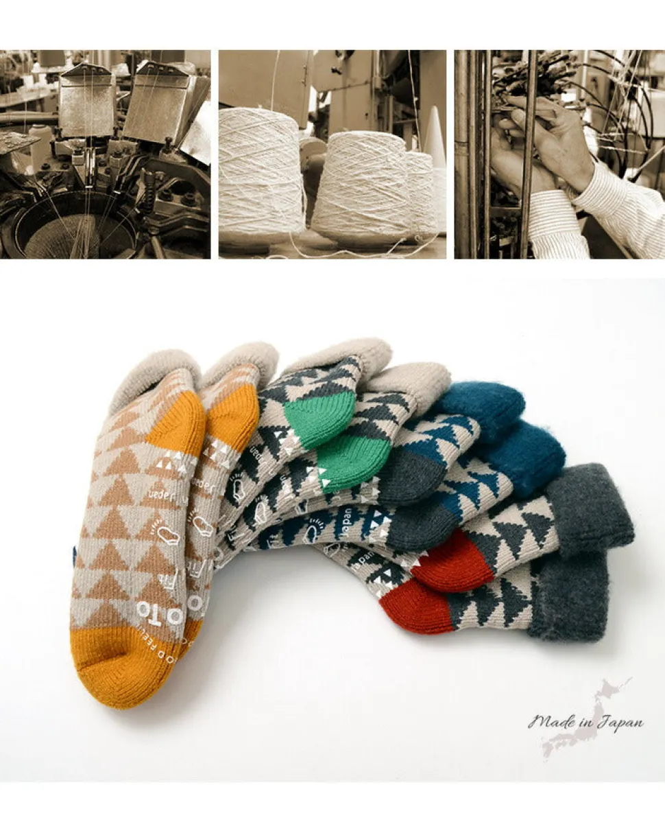 ROTOTO / R1179 Comfy Room Socks SANKAKU