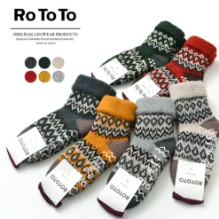 ROTOTO / R1260 Comfy Room Socks NORDIC