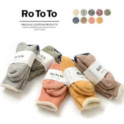ROTOTO / R1001 Double Face Socks