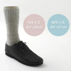 ROTOTO / R1378 Gandy pattern crew socks