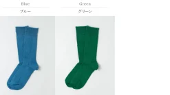 ROTOTO / R1461 linen cotton ribbed socks