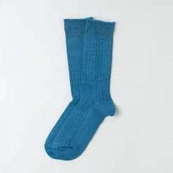 ROTOTO / R1461 linen cotton ribbed socks