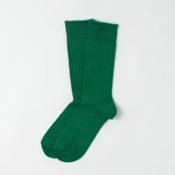 ROTOTO / R1461 linen cotton ribbed socks