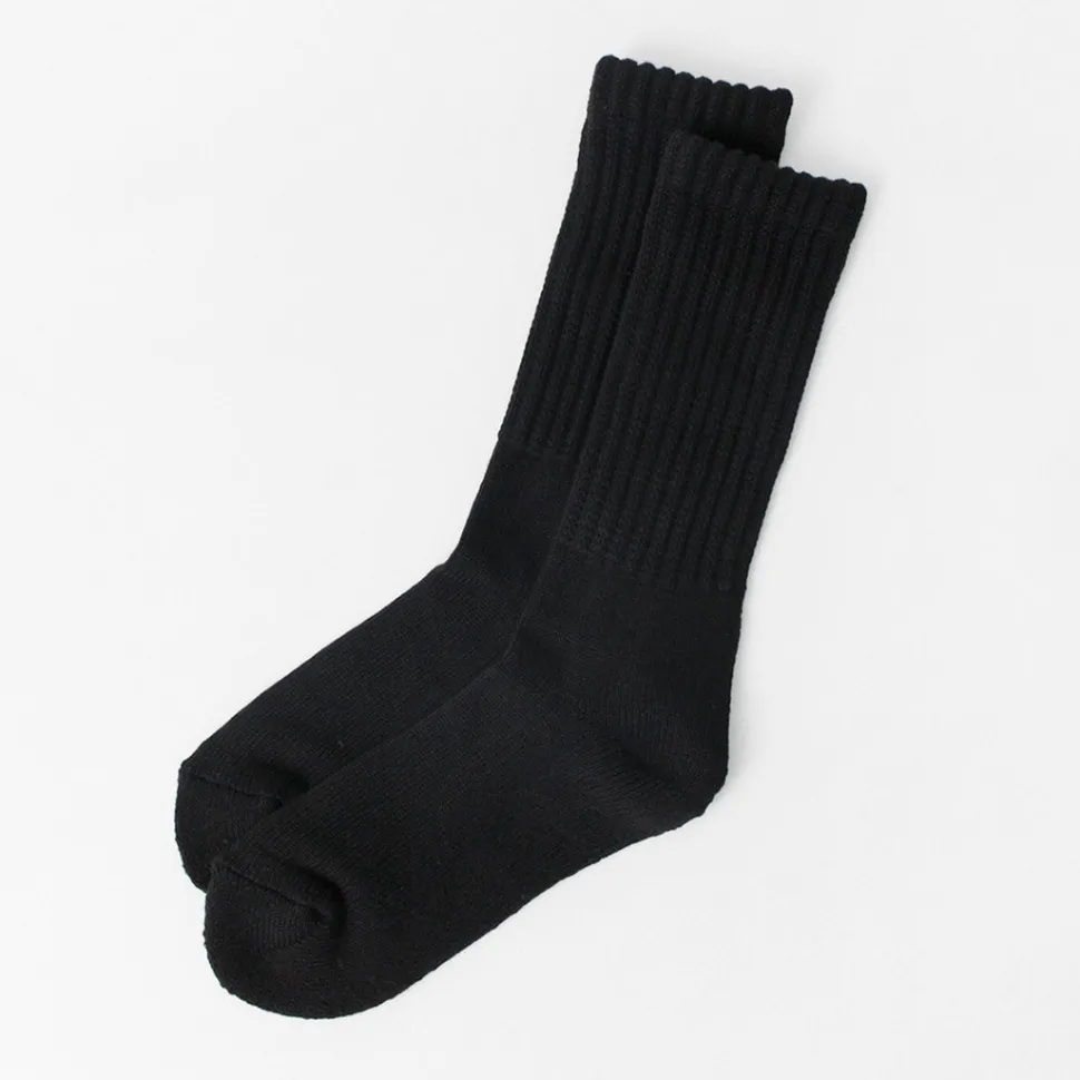 ROTOTO / R1334 Loose pile crew socks