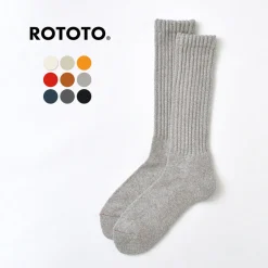 ROTOTO / R1334 Loose pile crew socks
