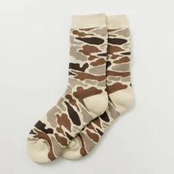 ROTOTO / R1339 Pile camo crew socks