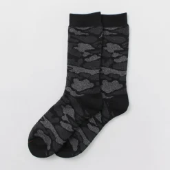 ROTOTO / R1339 Pile camo crew socks
