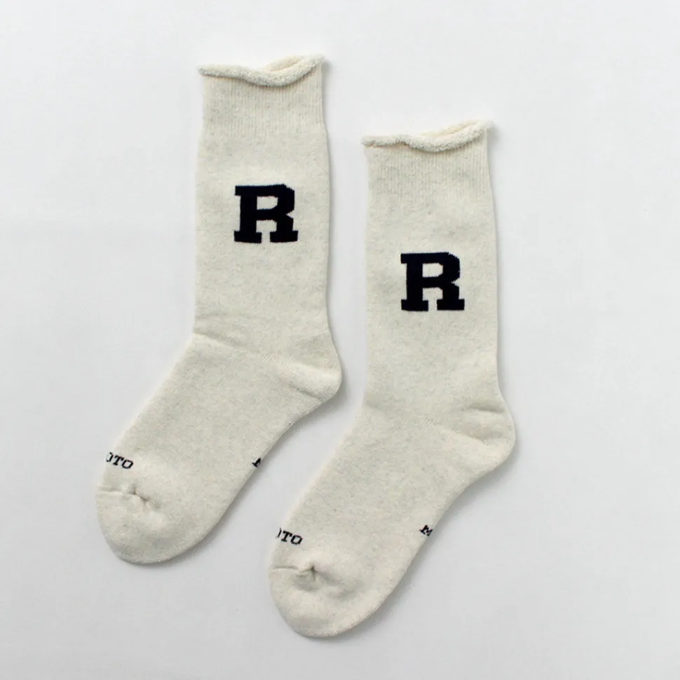 ROTOTO / Raffy Sweat Socks R Logo