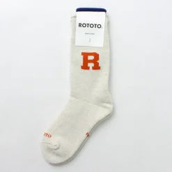 ROTOTO / Raffy Sweat Socks R Logo