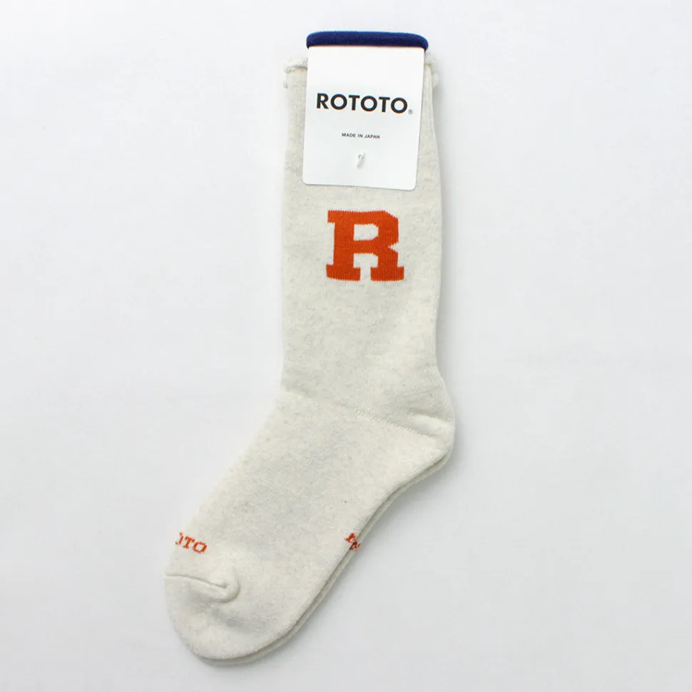 ROTOTO / Raffy Sweat Socks R Logo