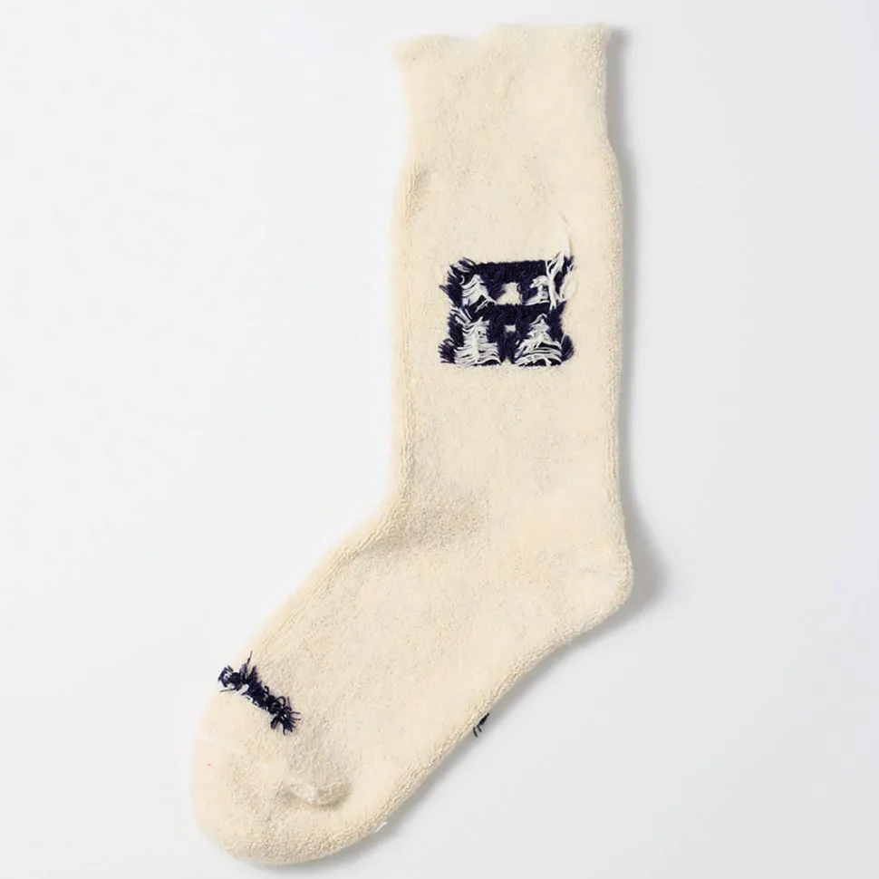ROTOTO / Raffy Sweat Socks R Logo