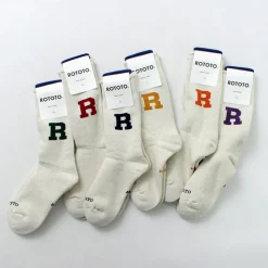ROTOTO / Raffy Sweat Socks R Logo
