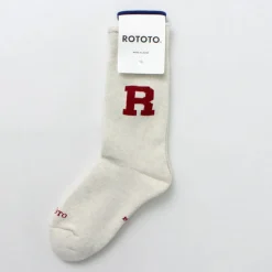 ROTOTO / Raffy Sweat Socks R Logo