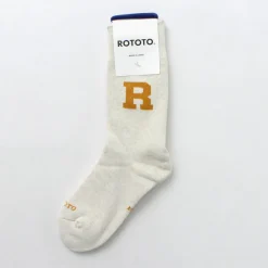 ROTOTO / Raffy Sweat Socks R Logo