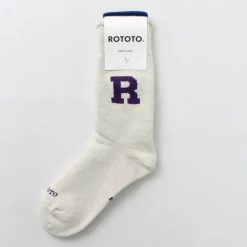 ROTOTO / Raffy Sweat Socks R Logo