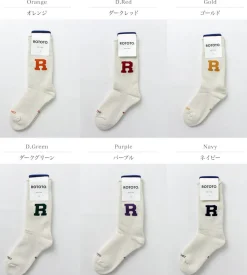 ROTOTO / Raffy Sweat Socks R Logo