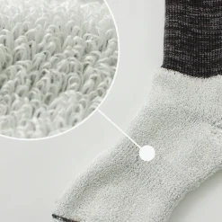 ROTOTO / WASHI pile crew socks