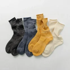 ROTOTO / WASHI pile crew socks