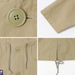 ROYAL NAVY / Snow camo collarless overcoat