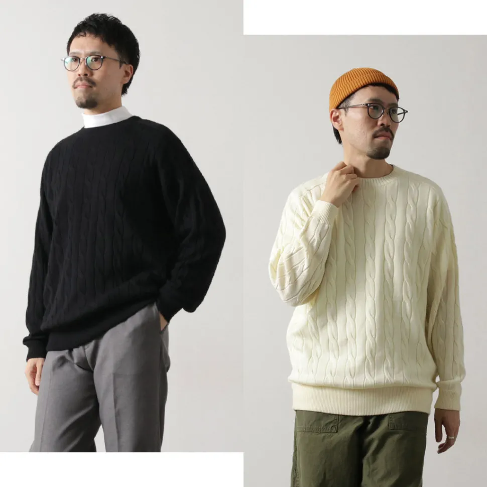 RYE TENDER / Bleecker Cable Sweater