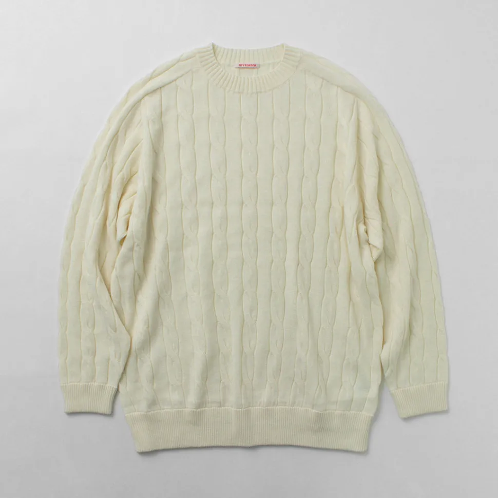 RYE TENDER / Bleecker Cable Sweater