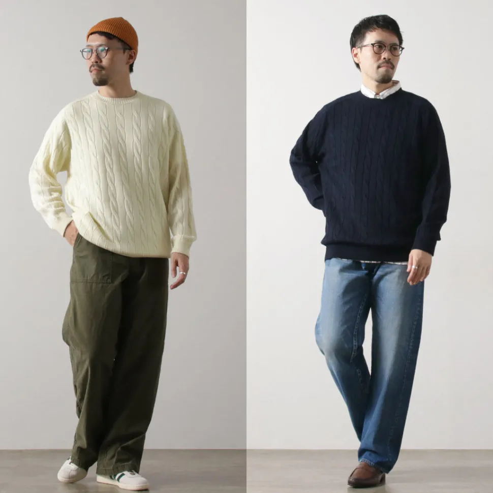 RYE TENDER / Bleecker Cable Sweater