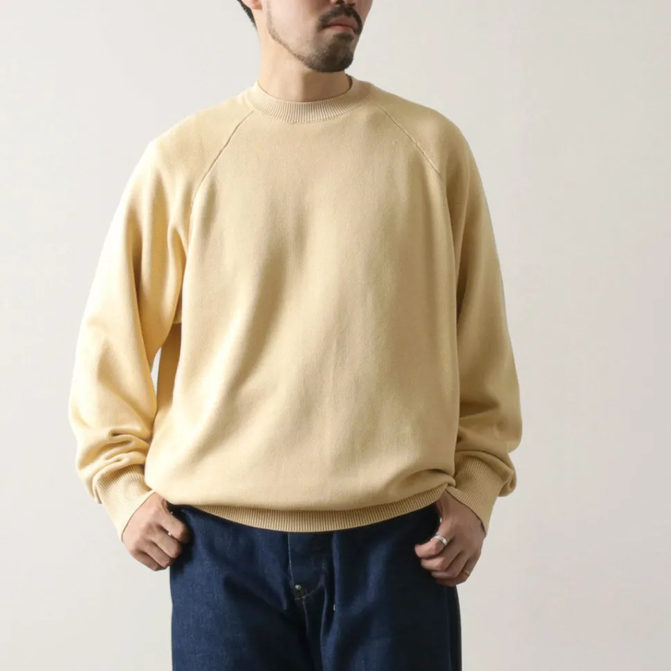 RYE TENDER / Fulton Raglan Knit Sweatshirt