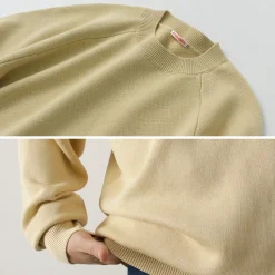 RYE TENDER / Fulton Raglan Knit Sweatshirt