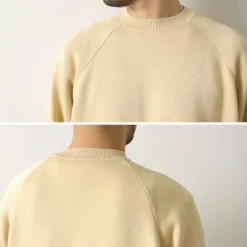 RYE TENDER / Fulton Raglan Knit Sweatshirt