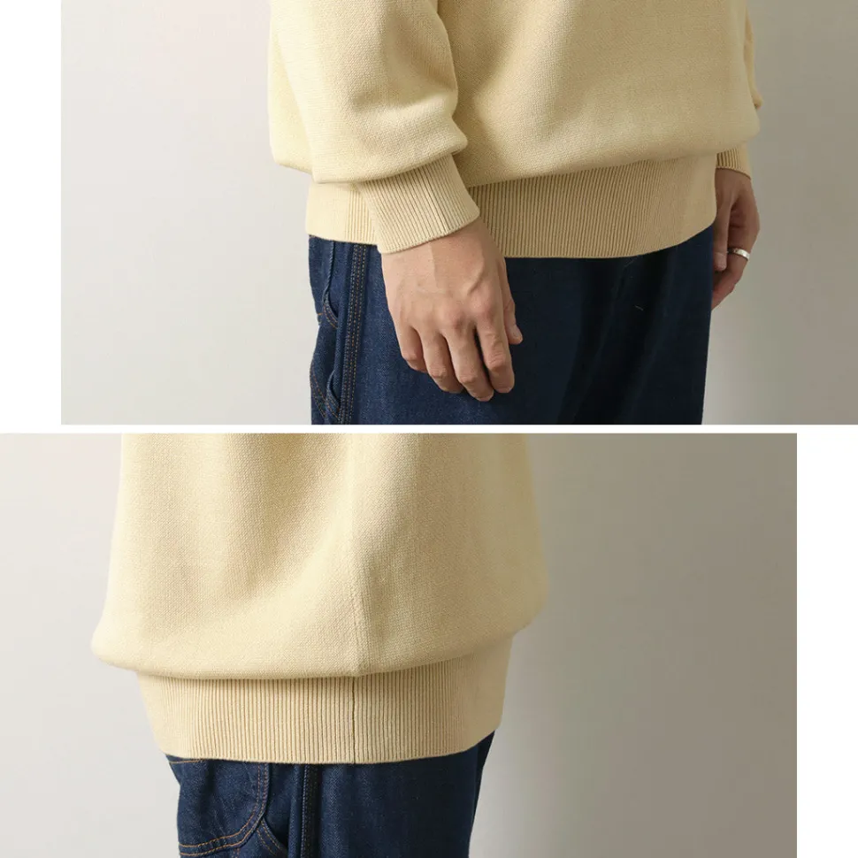 RYE TENDER / Fulton Raglan Knit Sweatshirt