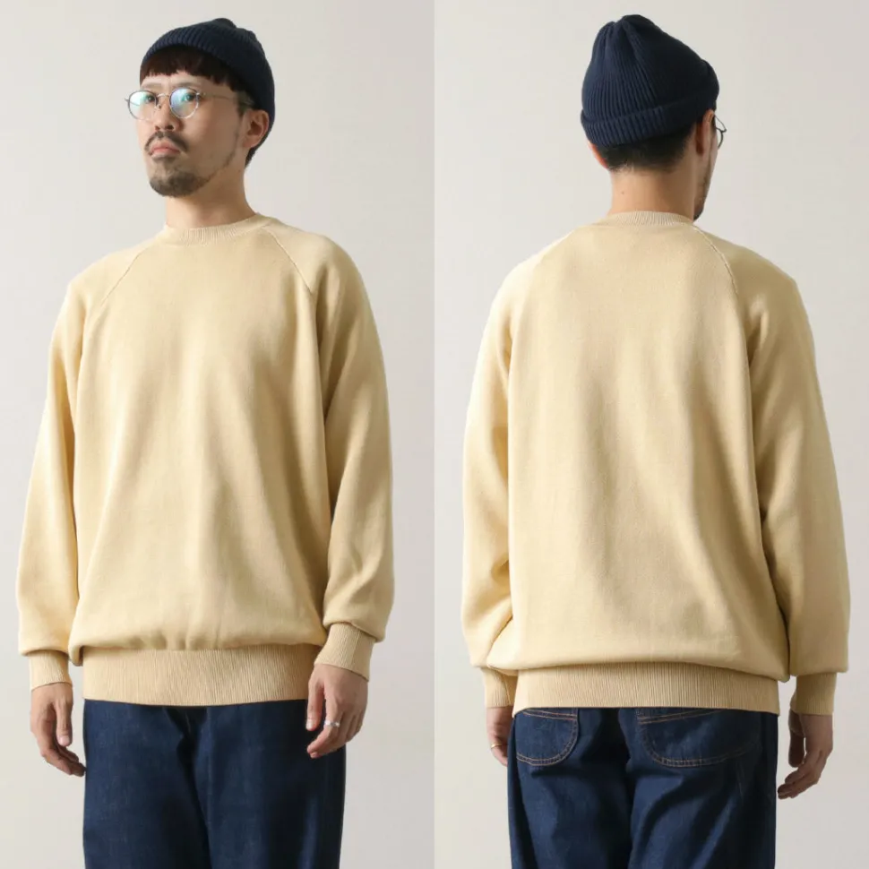 RYE TENDER / Fulton Raglan Knit Sweatshirt