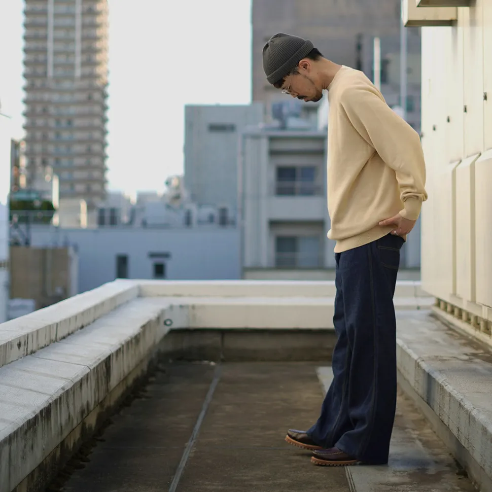 RYE TENDER / Fulton Raglan Knit Sweatshirt