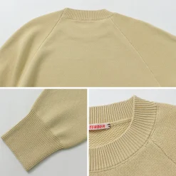 RYE TENDER / Fulton Raglan Knit Sweatshirt
