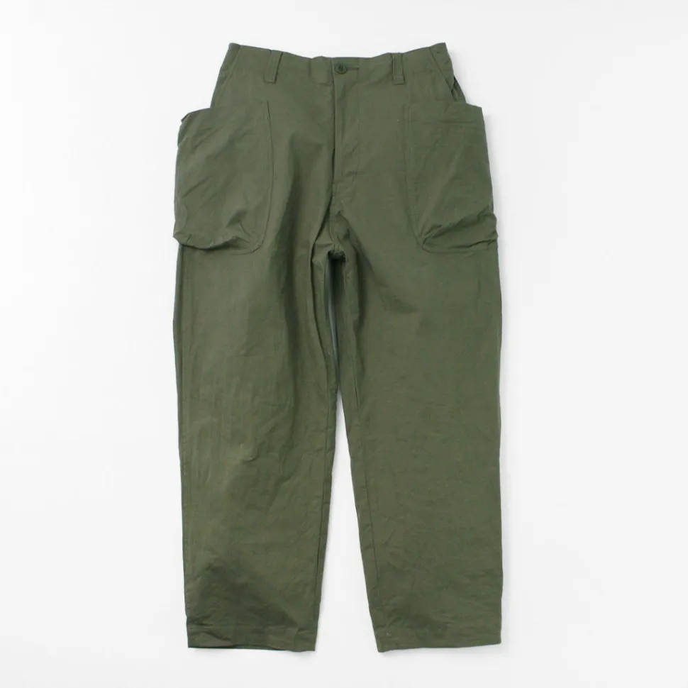 SAGE DE CRET / Ripstop stretch peg top work pants