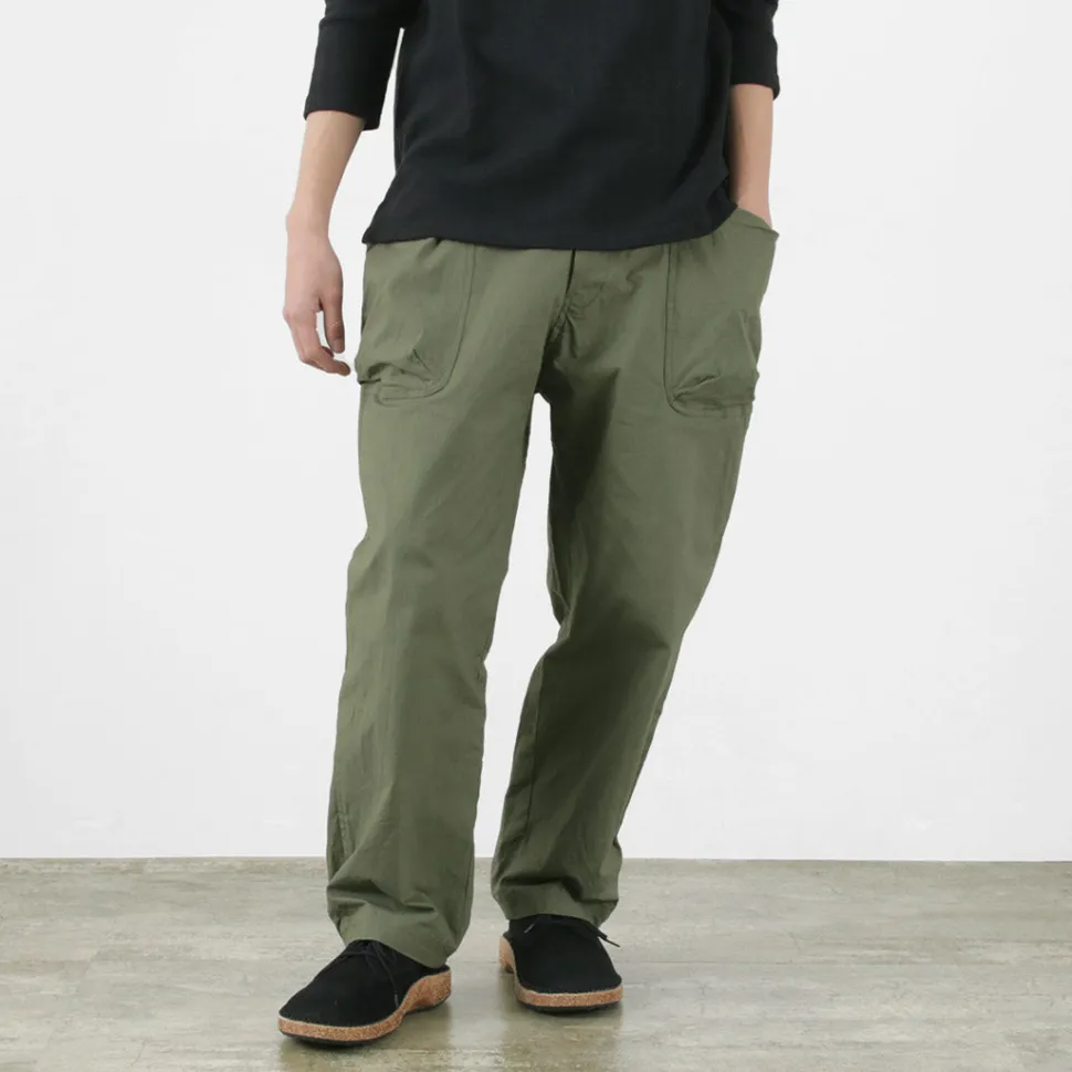 SAGE DE CRET / Ripstop stretch peg top work pants