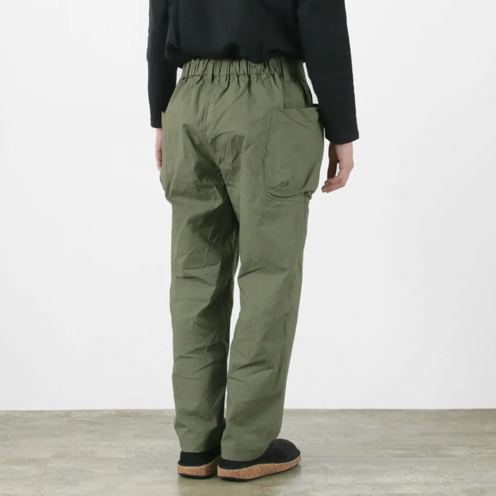 SAGE DE CRET / Ripstop stretch peg top work pants