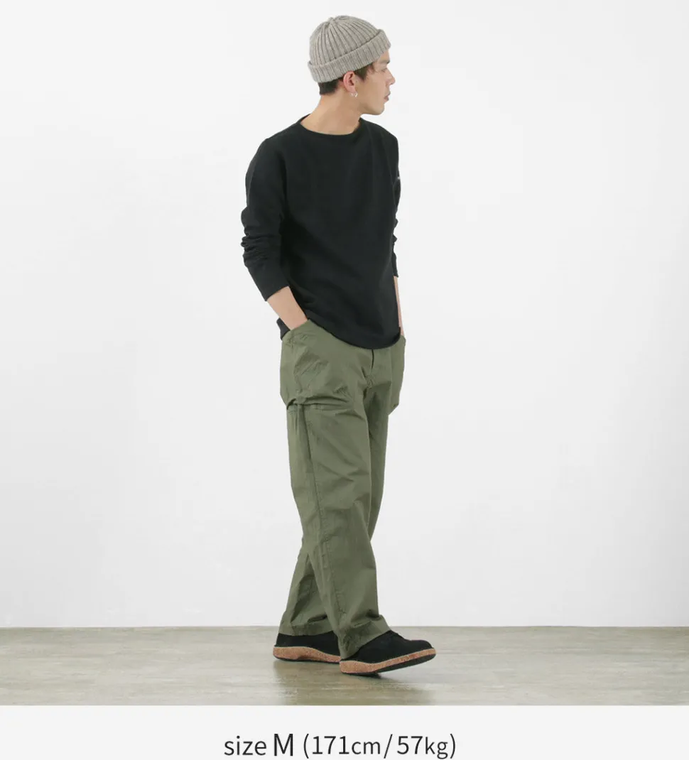 SAGE DE CRET / Ripstop stretch peg top work pants