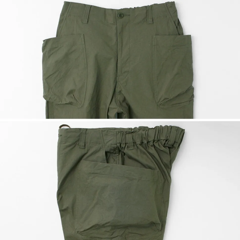 SAGE DE CRET / Ripstop stretch peg top work pants