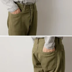 SANCA / UK Green Denim Tapered 5-Pants